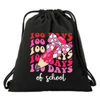 Cute 100 Days Of School Ribbon Bow Drawstring Bag