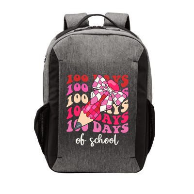 Cute 100 Days Of School Ribbon Bow Vector Backpack