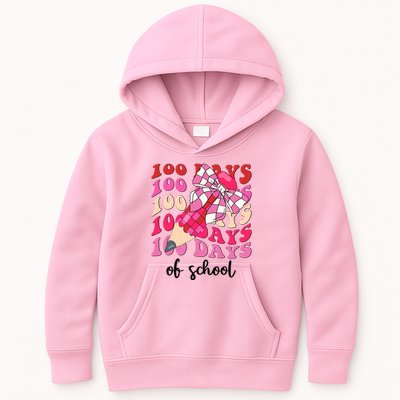 Cute 100 Days Of School Ribbon Bow Kids Hoodie