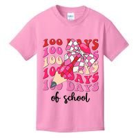 Cute 100 Days Of School Ribbon Bow Kids T-Shirt