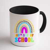 Cute 100th Day Of School Leopard Rainbow Mug