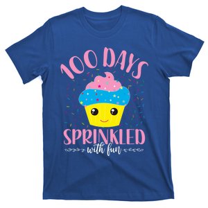 Cupcake 100th Day Of School 100 Days Sprinkled With Fun Gift T-Shirt