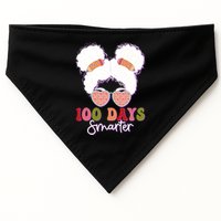 Cute 100 Days Smarter Afro Puff Girl USA-Made Doggie Bandana