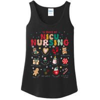 Cute 12 Days of Nicu Unit Nursing Funny Christmas  Ladies Essential Tank