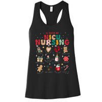 Cute 12 Days of Nicu Unit Nursing Funny Christmas  Women's Racerback Tank