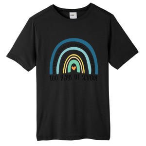 Cute 100th Day Of School Teacher 100 Days Smarter Rainbow Tall Fusion ChromaSoft Performance T-Shirt