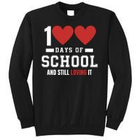 Cute 100 Days Of School And Still Loving It Hearts 100th Day 100 Days Of School Sweatshirt