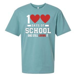 Cute 100 Days Of School And Still Loving It Hearts 100th Day 100 Days Of School Sueded Cloud Jersey T-Shirt