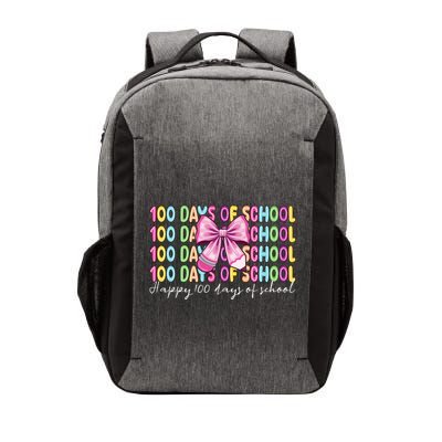 Cute 100 Days Of School Coquette Bow Pencil Vector Backpack