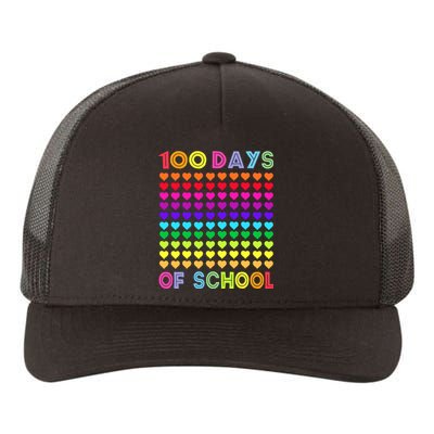 Cute 100 Days Of School And Still Loving It Hearts 100th Day Yupoong Adult 5-Panel Trucker Hat