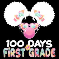 Cute 100 Days Of First Grade Tie Dye Afro Puff Girl Impact Tech Backpack