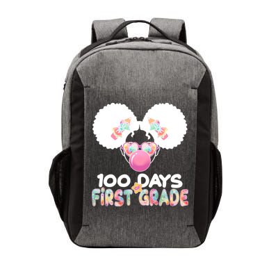 Cute 100 Days Of First Grade Tie Dye Afro Puff Girl Vector Backpack
