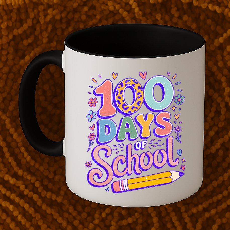 Cute 100 Days Of School Mug