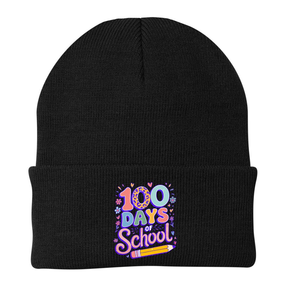 Cute 100 Days Of School Beanie