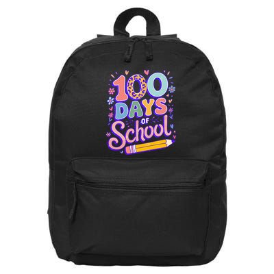Cute 100 Days Of School 16 in Basic Backpack