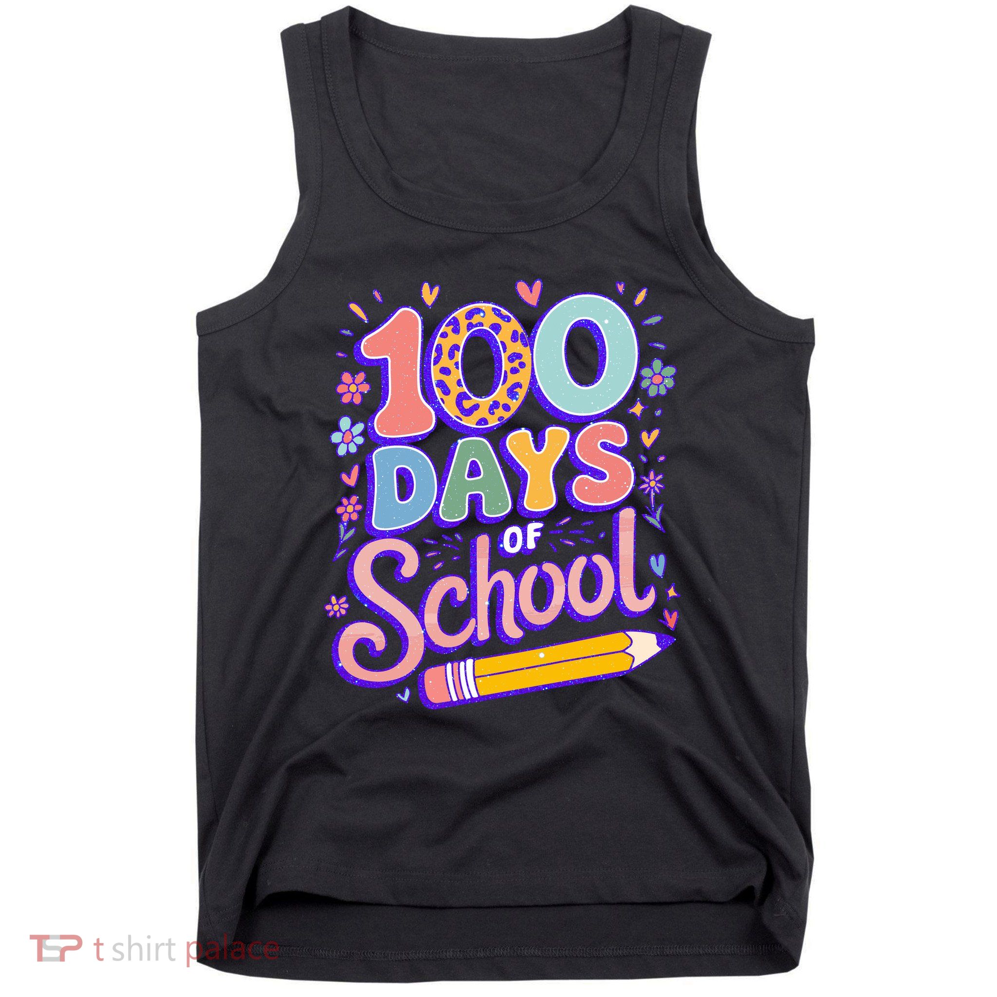 Cute 100 Days Of School Tank Top