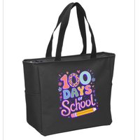 Cute 100 Days Of School Zip Tote Bag