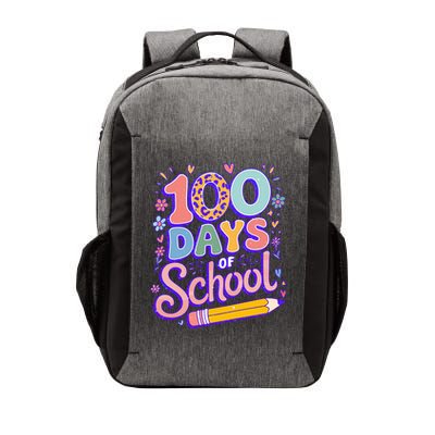 Cute 100 Days Of School Vector Backpack