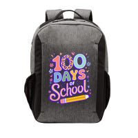 Cute 100 Days Of School Vector Backpack