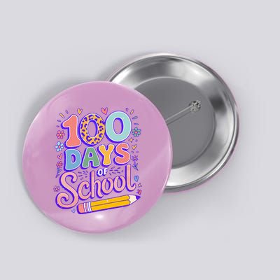 Cute 100 Days Of School Button