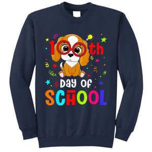 Cute 100th Day Of School Dog 100 Days Student Teacher Sweatshirt