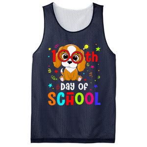 Cute 100th Day Of School Dog 100 Days Student Teacher Mesh Reversible Basketball Jersey Tank