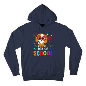 Cute 100th Day Of School Dog 100 Days Student Teacher Tall Hoodie