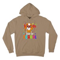 Cute 100th Day Of School Dog 100 Days Student Teacher Hoodie