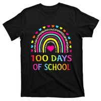 Cute 100 Days Of School Rainbow 100th Day Of School T-Shirt