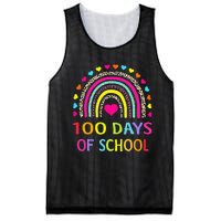 Cute 100 Days Of School Rainbow 100th Day Of School Mesh Reversible Basketball Jersey Tank