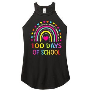 Cute 100 Days Of School Rainbow 100th Day Of School Women's Perfect Tri Rocker Tank