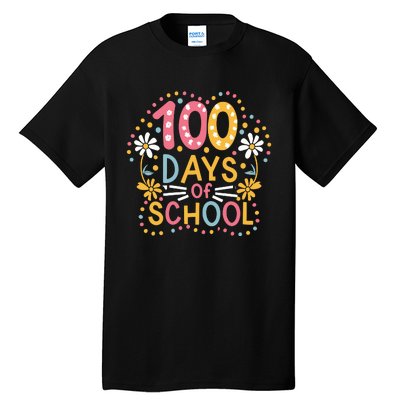 Cute 100th Day Student Boy Girl 100 Days Of School Tall T-Shirt