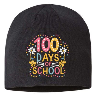 Cute 100th Day Student Boy Girl 100 Days Of School Sustainable Beanie