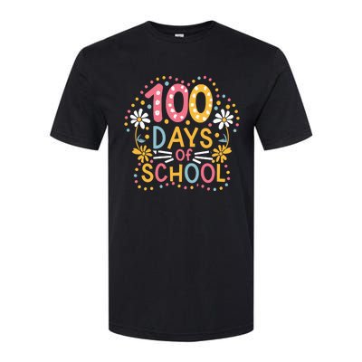 Cute 100th Day Student Boy Girl 100 Days Of School Softstyle CVC T-Shirt