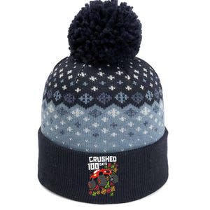 Crushed 100 Days Of School Boy Monster Truck 100th The Baniff Cuffed Pom Beanie