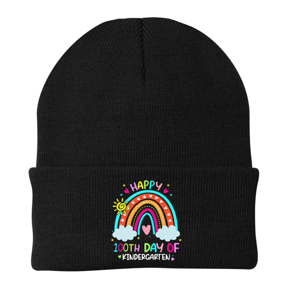 Cute 100th Day Of Kindergarten 100 Days Smarter Beanie