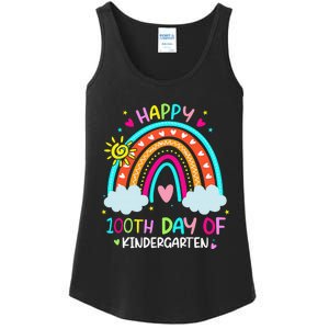 Cute 100th Day Of Kindergarten 100 Days Smarter Ladies Essential Tank