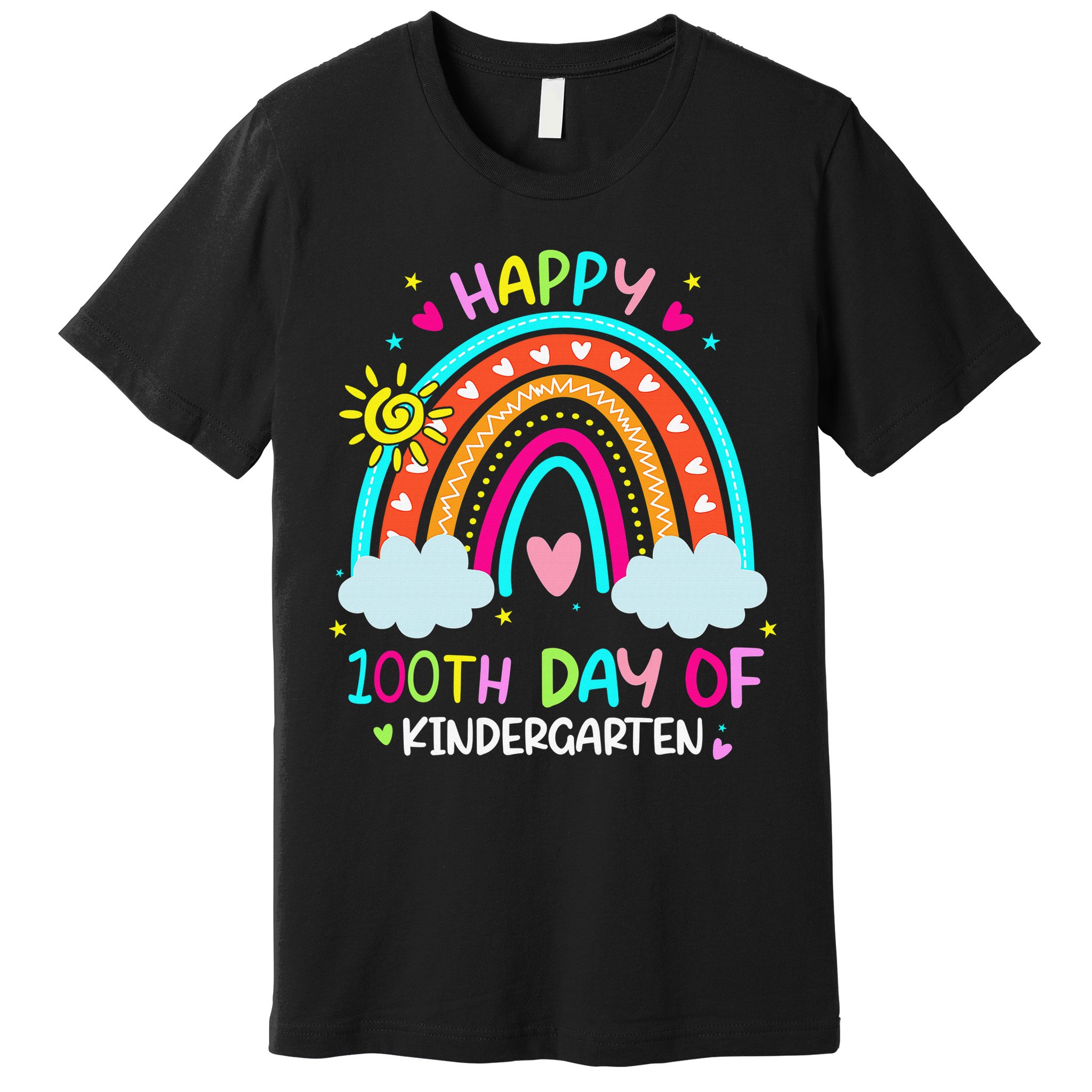 Cute 100th Day Of Kindergarten 100 Days Smarter Premium T-Shirt