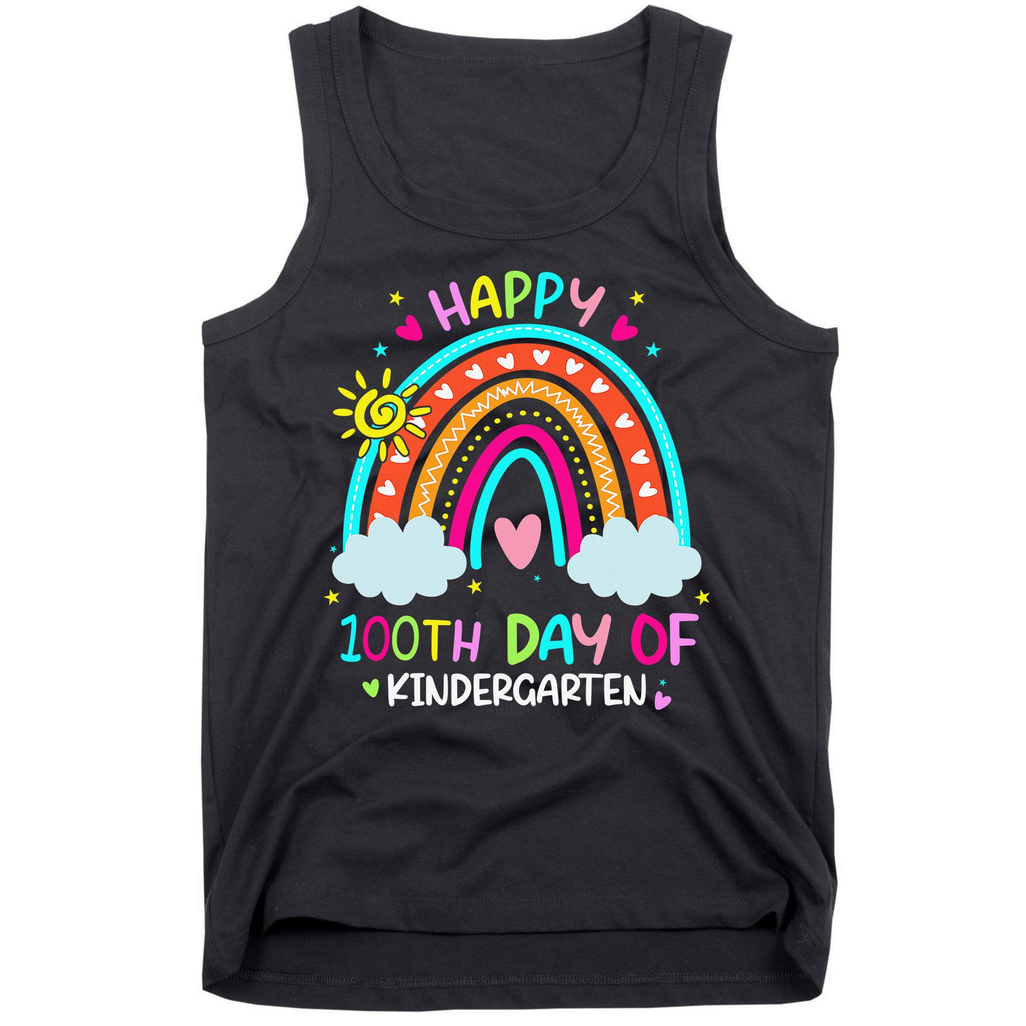 Cute 100th Day Of Kindergarten 100 Days Smarter Tank Top