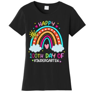 Cute 100th Day Of Kindergarten 100 Days Smarter Women's T-Shirt