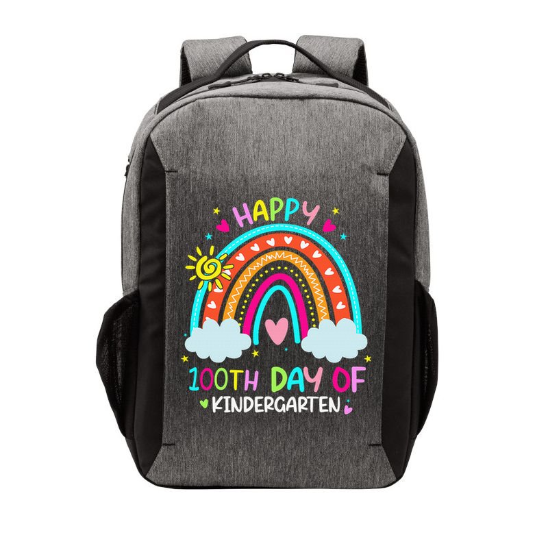 Cute 100th Day Of Kindergarten 100 Days Smarter Vector Backpack