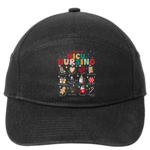 Cute 12 Days of Nicu Unit Nursing Funny Nicu Nurse Christmas  7-Panel Snapback Hat