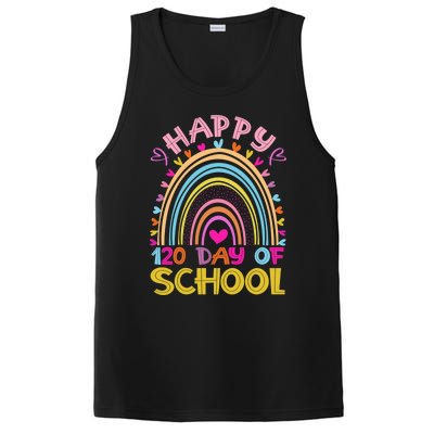 Cute 120th Day Of School Teacher Cool Gift 120 Days Smarter Rainbow Meaningful G PosiCharge Competitor Tank