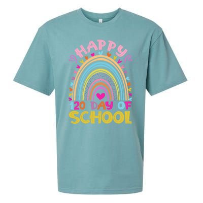 Cute 120th Day Of School Teacher Cool Gift 120 Days Smarter Rainbow Meaningful G Sueded Cloud Jersey T-Shirt