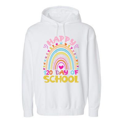 Cute 120th Day Of School Teacher Cool Gift 120 Days Smarter Rainbow Meaningful G Garment-Dyed Fleece Hoodie