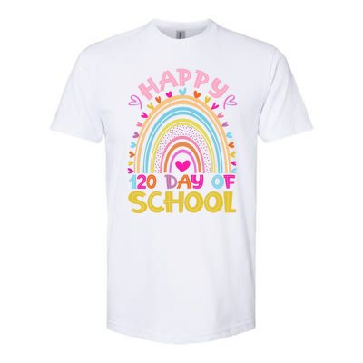 Cute 120th Day Of School Teacher Cool Gift 120 Days Smarter Rainbow Meaningful G Softstyle CVC T-Shirt