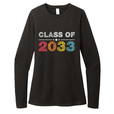 Cute 1st Grade Class Of 2033 Grow With Me School First Day Gift Womens CVC Long Sleeve Shirt