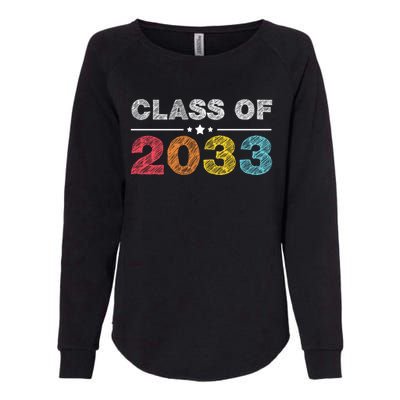 Cute 1st Grade Class Of 2033 Grow With Me School First Day Gift Womens California Wash Sweatshirt