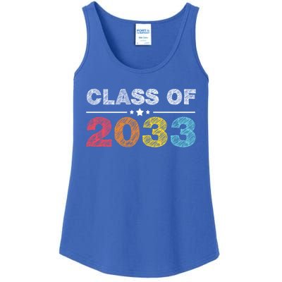 Cute 1st Grade Class Of 2033 Grow With Me School First Day Gift Ladies Essential Tank