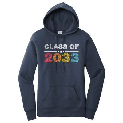 Cute 1st Grade Class Of 2033 Grow With Me School First Day Gift Women's Pullover Hoodie